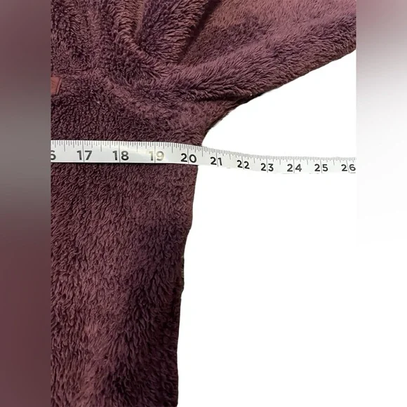 L. L. Bean Purple Fuzzy Sherpa Zipper Front Winter Jacket Size Small Women’s EUC - Picture 8 of 9